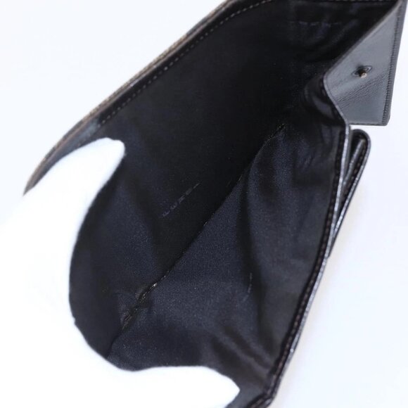 Authentic FENDI Zucca Canvas Wallet Black Brown bst288-112825 - Picture 15 of 16
